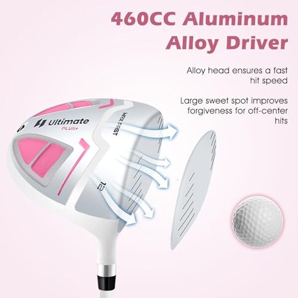 Découvrez le kit de golf Tangkula 12 pièces pour femmes droitières : performance, style et confort pour des parties inoubliables sur le green. Optimisez votre jeu dès aujourd'hui  !