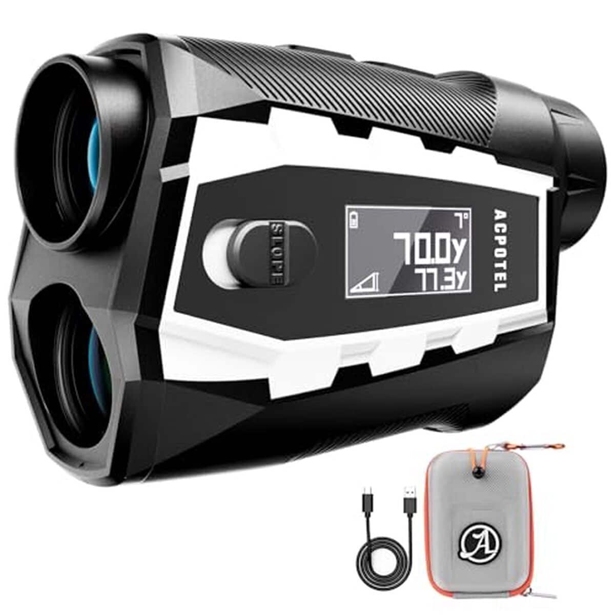 Test du télémètre de golf Acpotel avec écran LCD et commutateur de pente