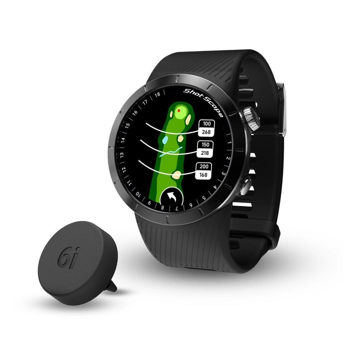Test de la montre de golf gps Shot Scope X5 par Decathlon