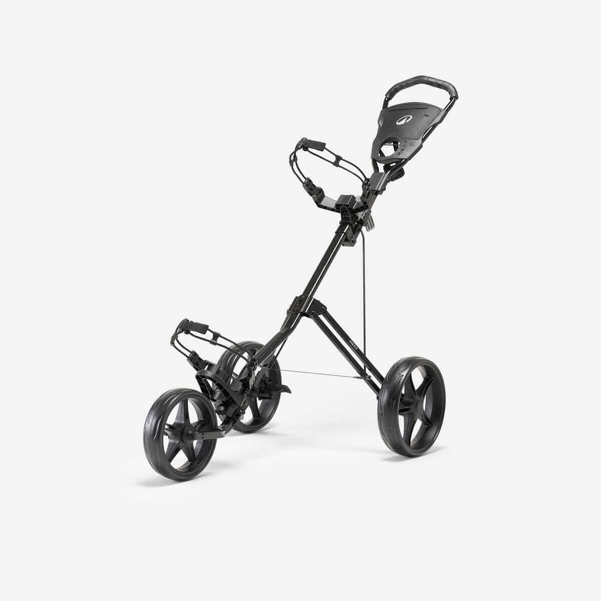 Test du chariot golf 3 roues Inesis 500 : praticité et performance chez Decathlon
