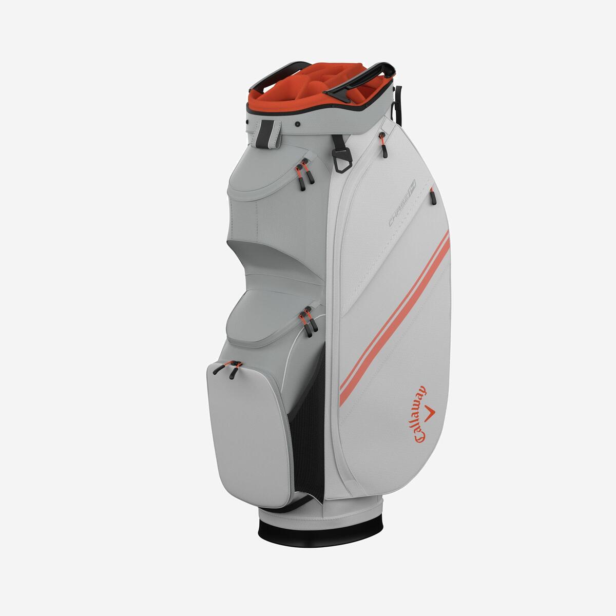 Test du sac golf Callaway Chase 14 de Decathlon : blanc et orange
