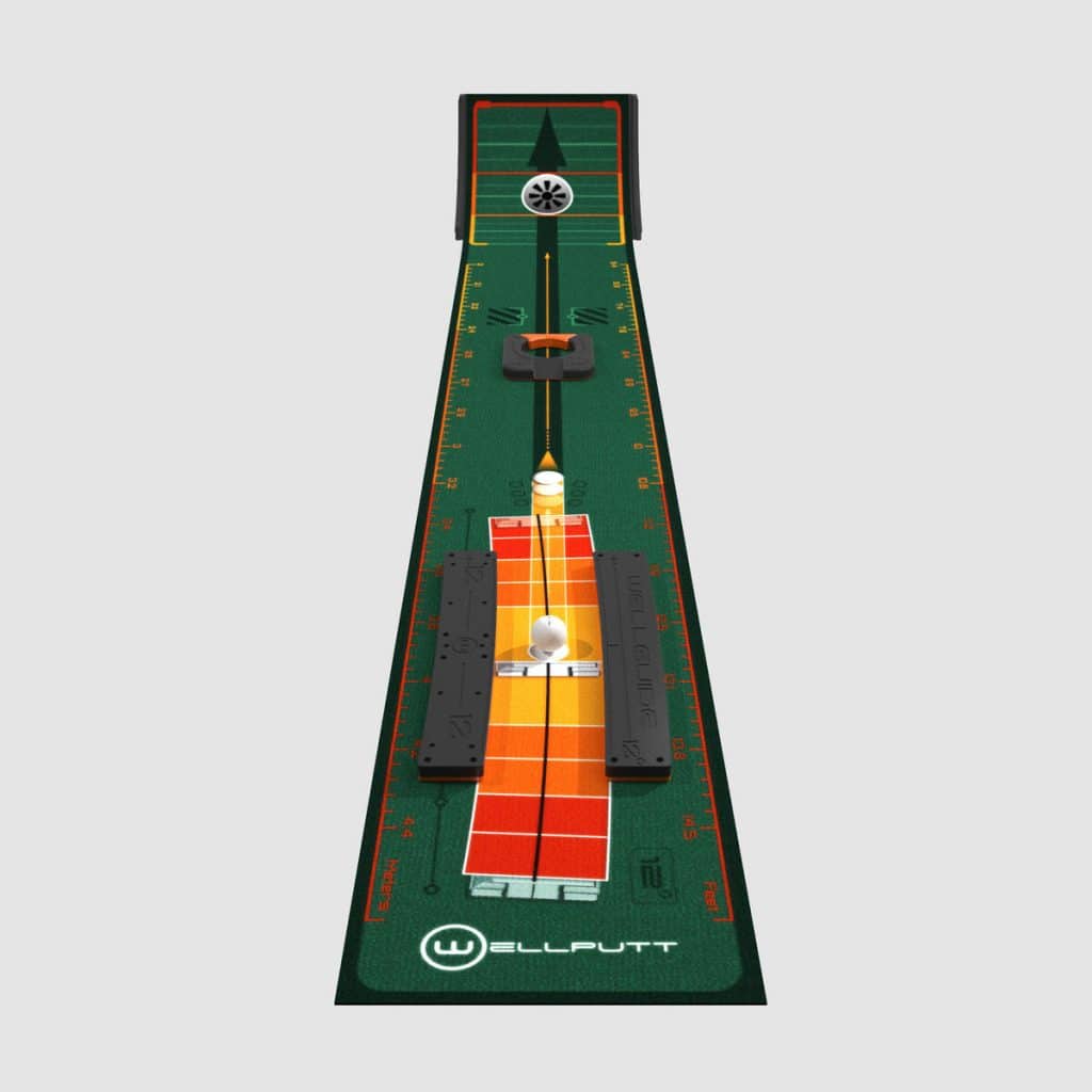Test du tapis de putting Decathlon Wellputt Stroke Master 2, 5 m