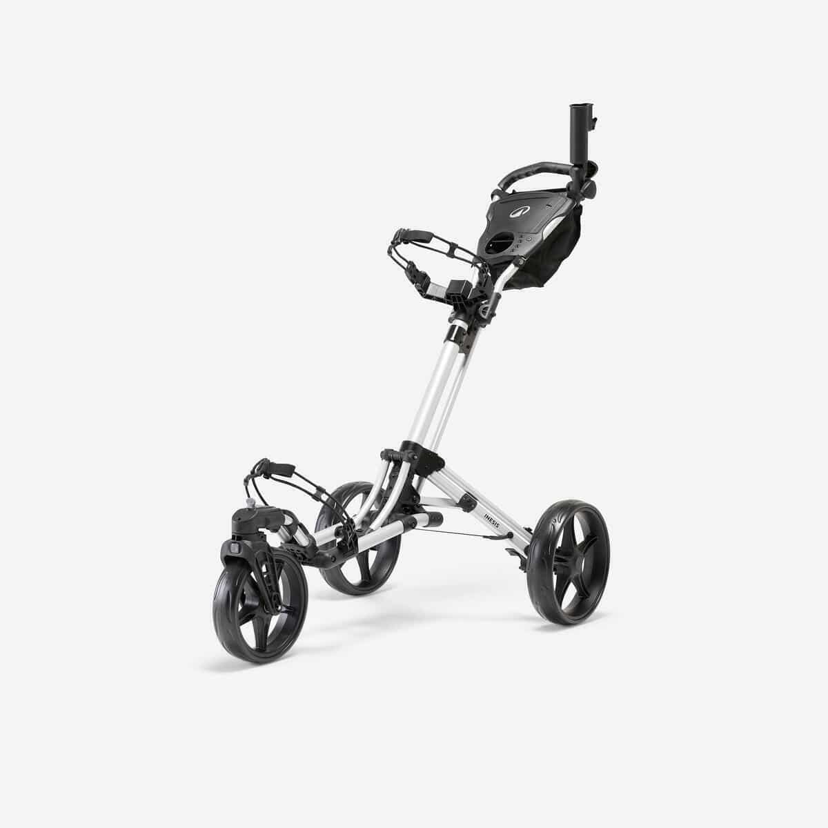 Test du chariot golf 3 roues Decathlon Inesis 900 360° gris