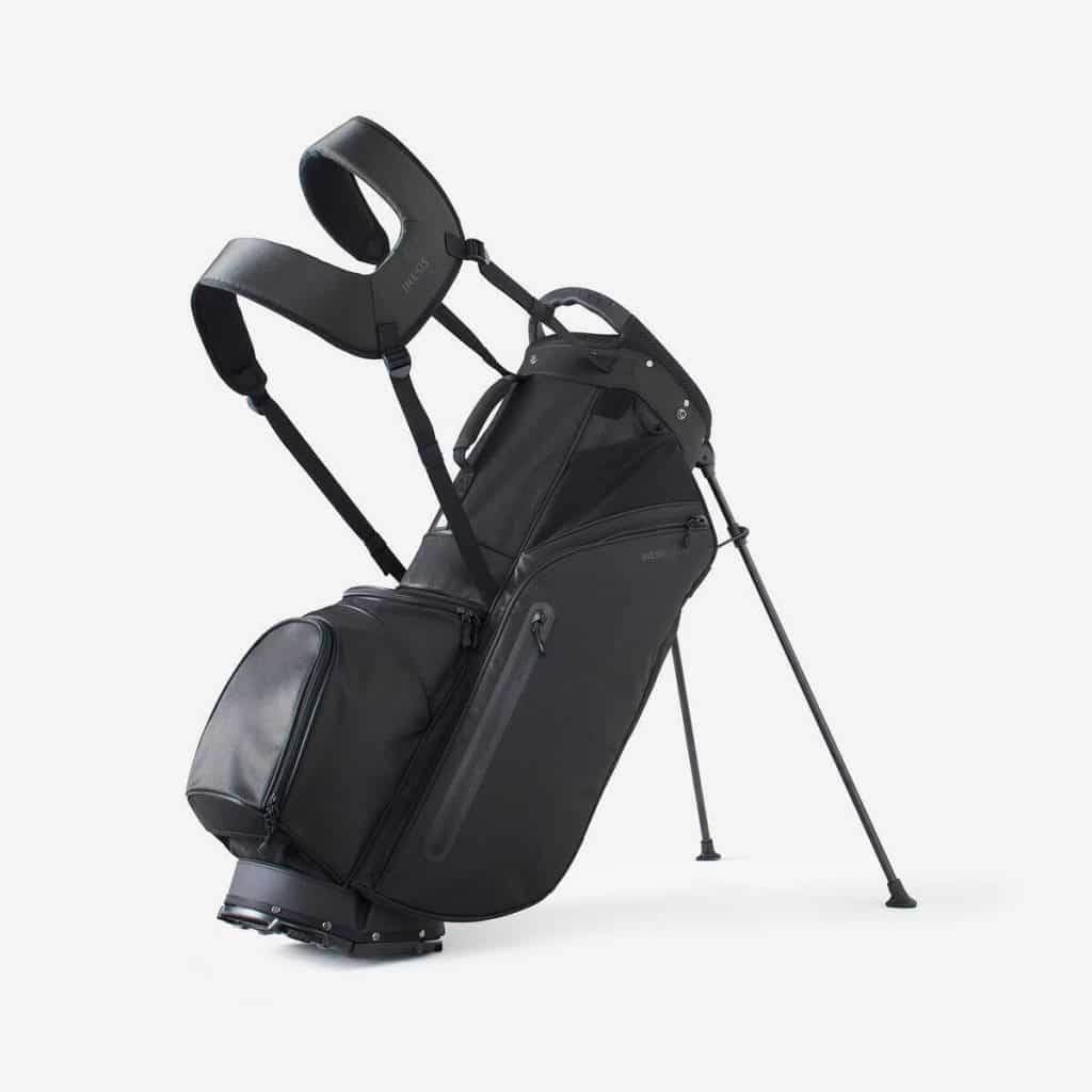 Test du sac golf trépied inesis light rouge de Decathlon