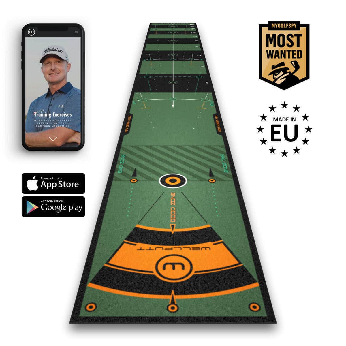 Test du tapis de putting 4m Wellputt de Decathlon