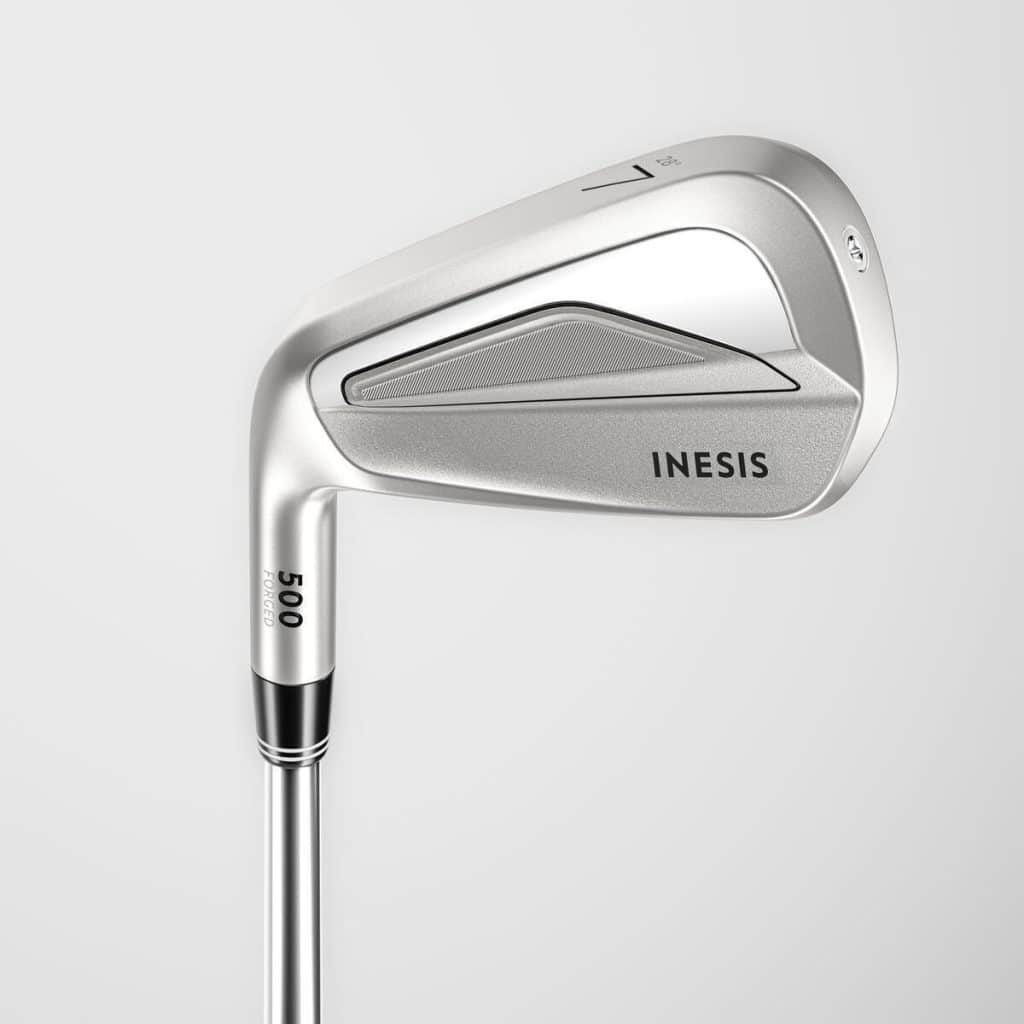 Test série fers golf gaucher Decathlon vitesse rapide 500 acier