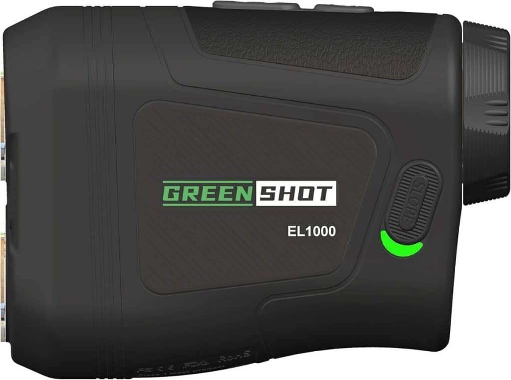 Test du télémètre golf Green Shot avec portée 1 200 m et grossissement 6x