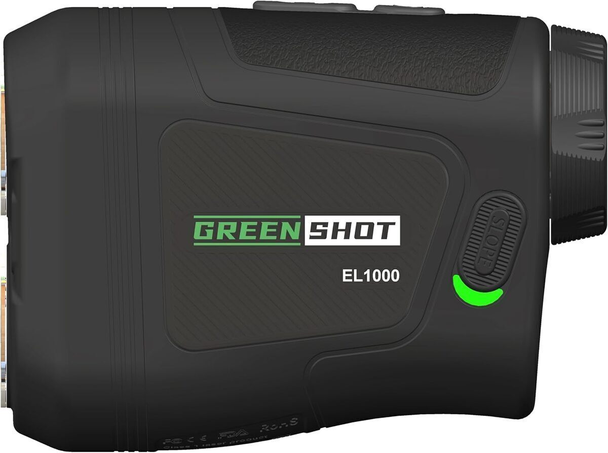 Test du télémètre golf Green Shot avec portée 1 200 m et grossissement 6x