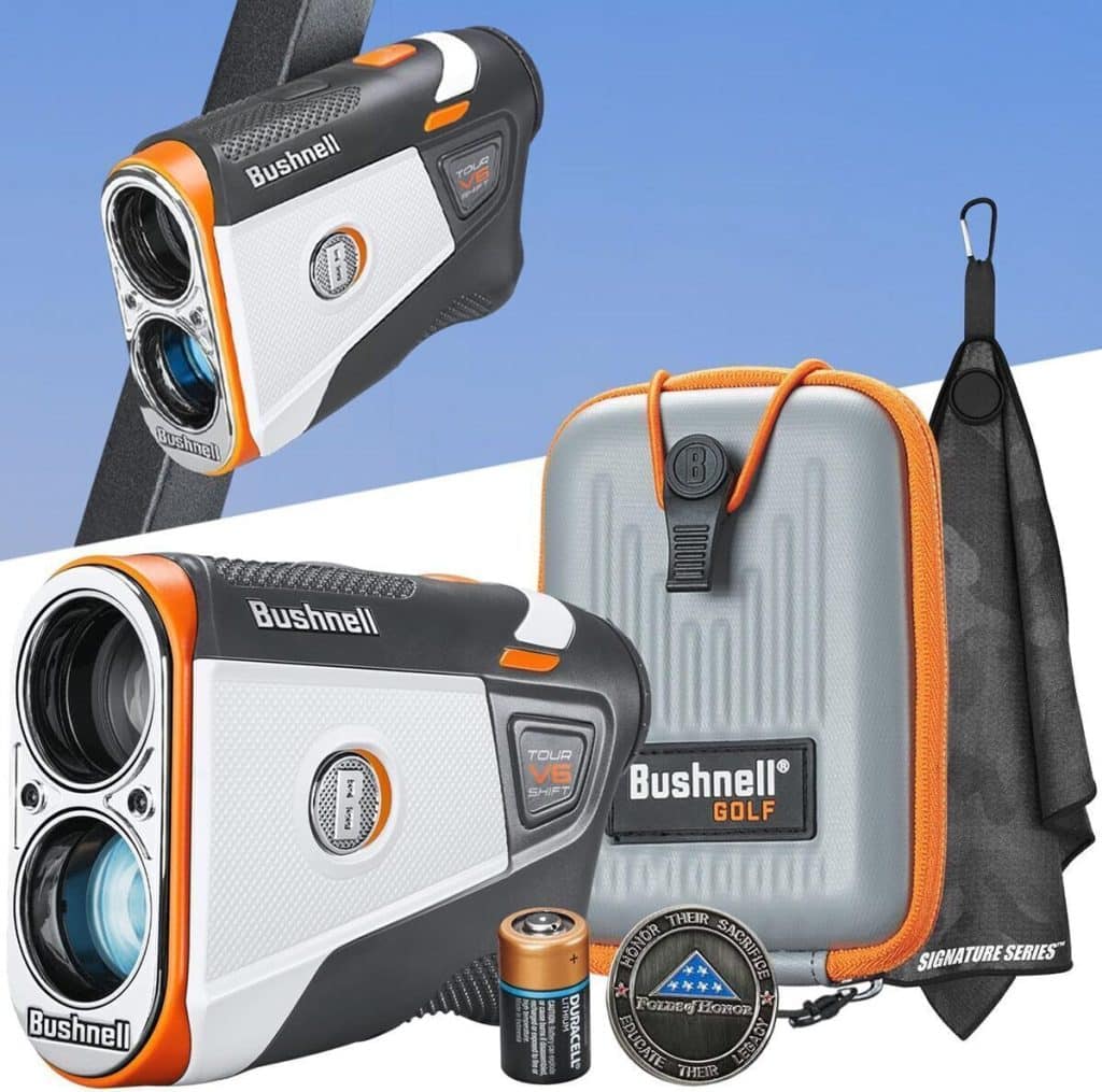 Test : télémètre laser Bushnell golf V6 Shift avec compensation de pente
