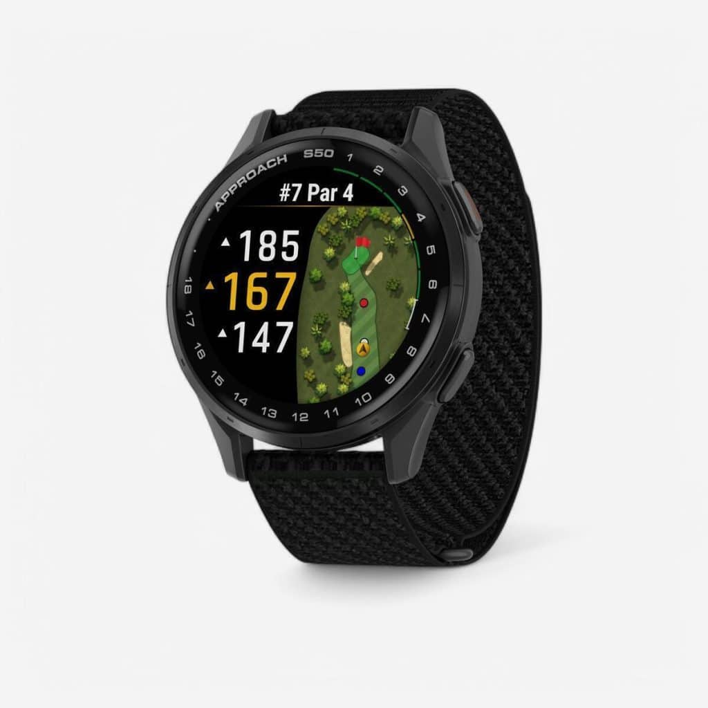 Test de la montre golf Garmin Approach S50 noire Decathlon : avis complet