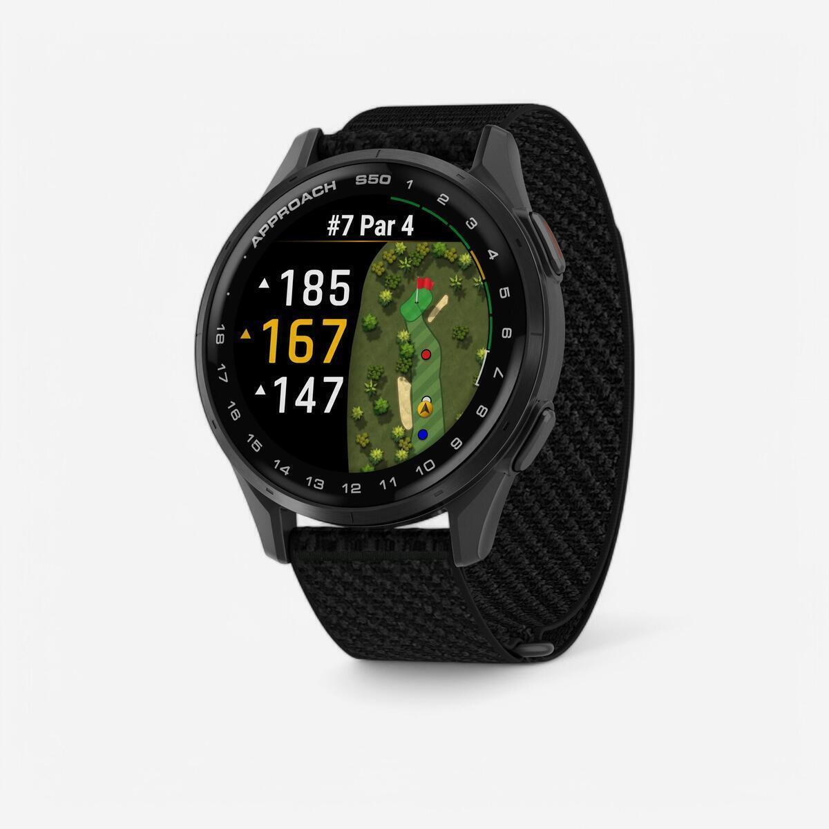 Test de la montre golf Garmin Approach S50 noire Decathlon : avis complet