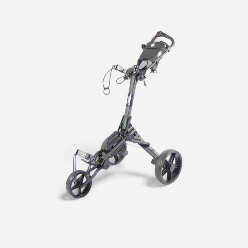 Test du chariot golf électrique Trolem E-twily noir par Decathlon