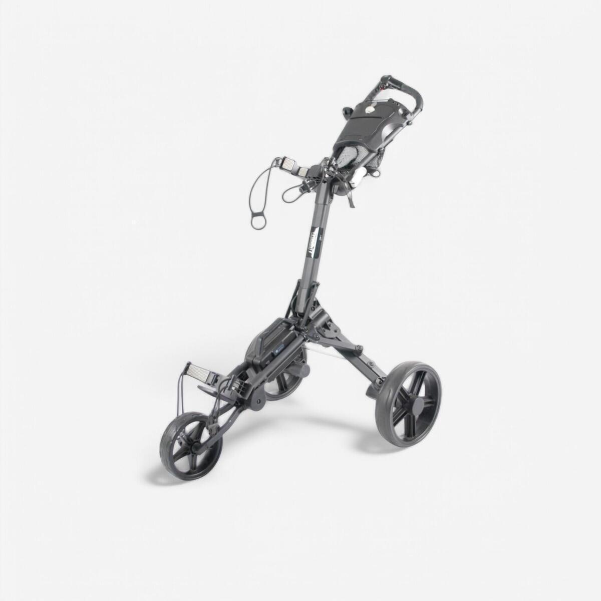 Test du chariot golf électrique Trolem E-twily noir par Decathlon
