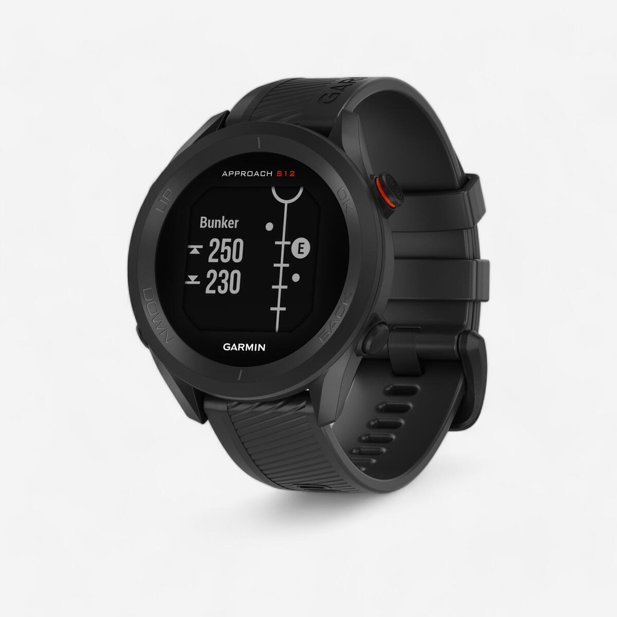 Test de la montre golf Garmin Approach S12 noire Decathlon